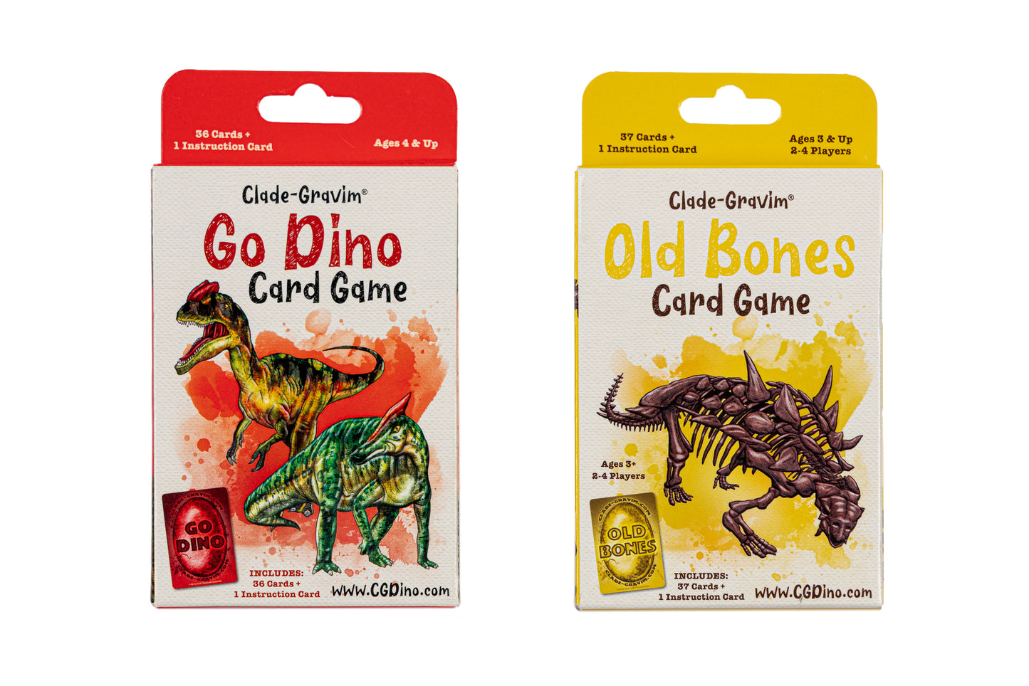 9 Clade-Gravim Trading Card Dinosaurs