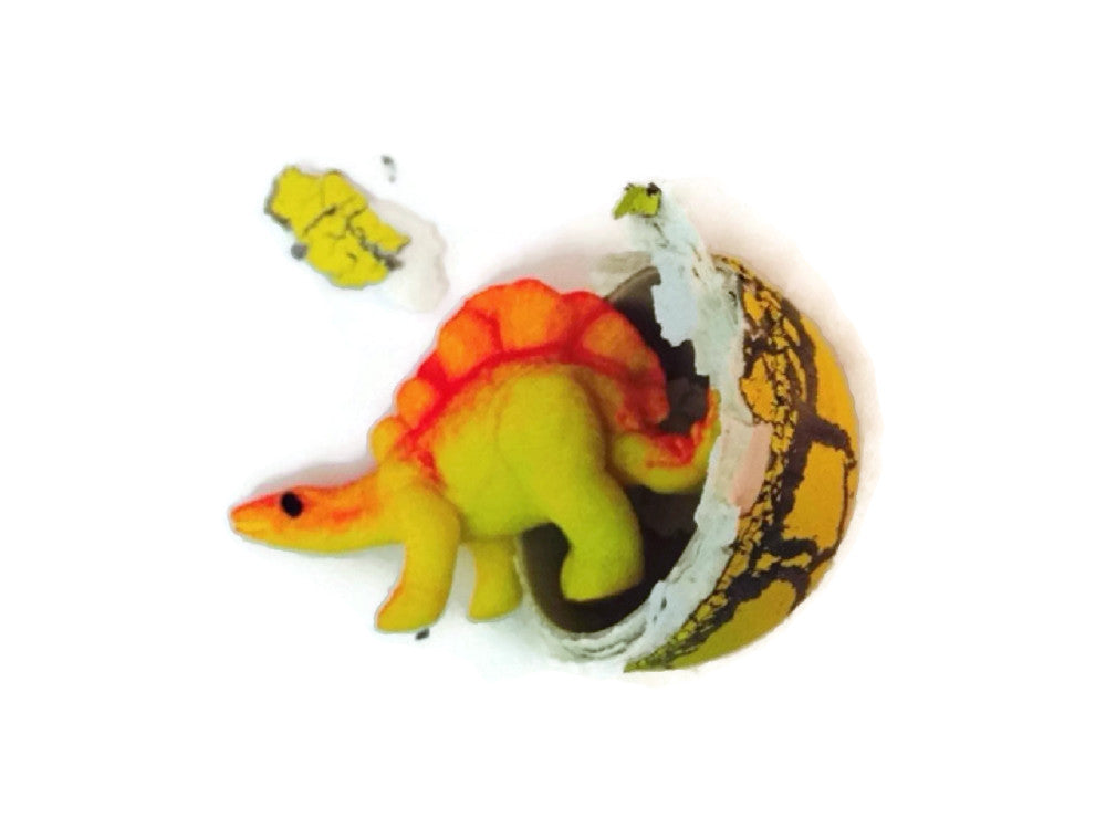 Toy Stegosaurus ..Clade-Gravim® Hatching Dinosaur Egg.. Cladogram ColorBook..Trading Cards