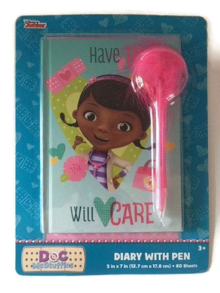 Doc McStuffins Diary Bundle Word Search Puzzle Set Pen Included
