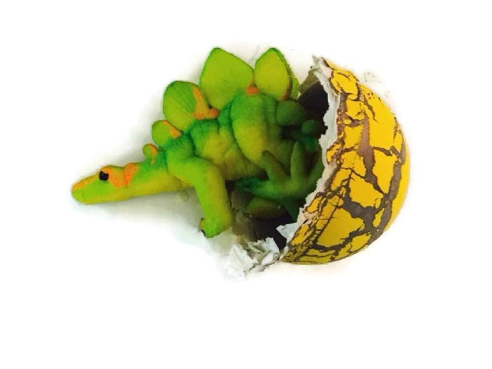 Toy Stegosaurus Clade-Gravim® Giant Hatching Dinosaur Egg ColorBook Trading Cards