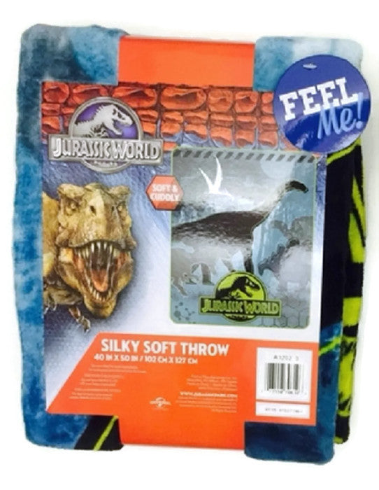Dinosaur Jurassic World Silky Soft Throw