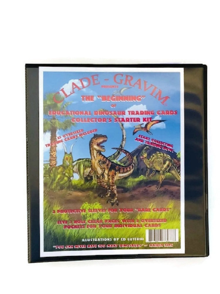 Dinosaur Trading Card Collectors Starter Kit The Beginning of Dino Collector Cards Clade-Gravim