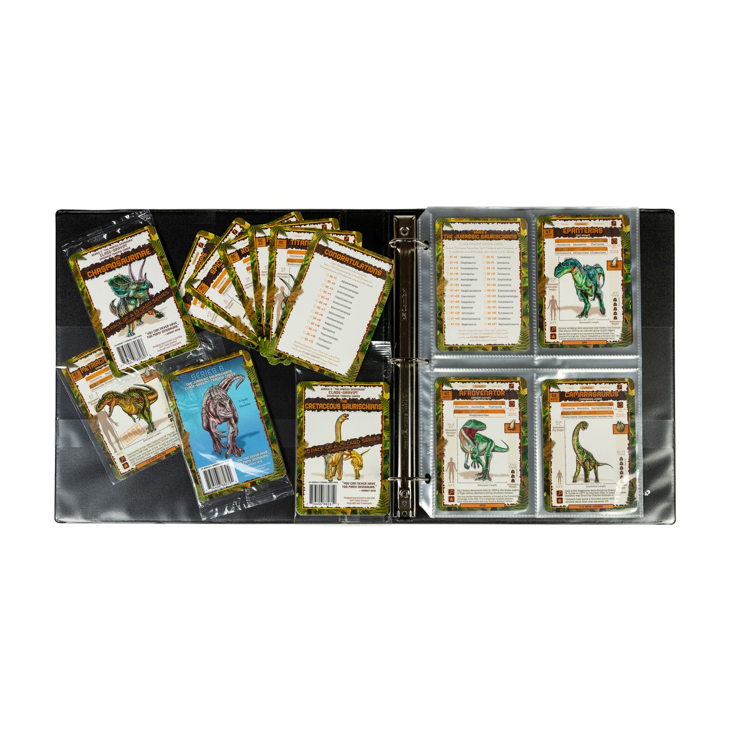 Dinosaur Trading Card Collectors Starter Kit The Beginning of Dino Collector Cards Clade-Gravim