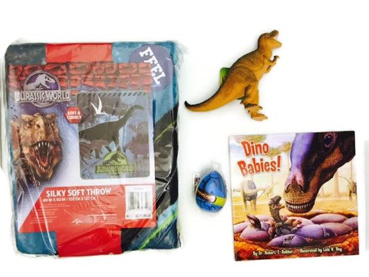 Hatching Dinosaur Egg Bundle T-Rex Jurassic World Throw Book Tyrannosaurus Rex Clade-Gravim