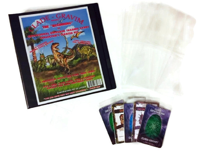 Dinosaur Trading Card Collectors Starter Kit The Beginning of Dino Collector Cards Clade-Gravim