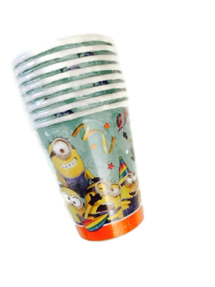 Despicable Me Minions Party Bundle Plates Cups Napkins Candles Table Cover Google Eyes Birthday