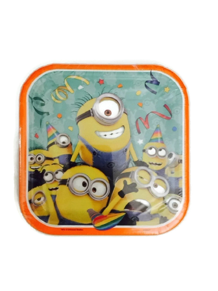 Despicable Me Minions Party Bundle Plates Cups Napkins Candles Table Cover Google Eyes Birthday