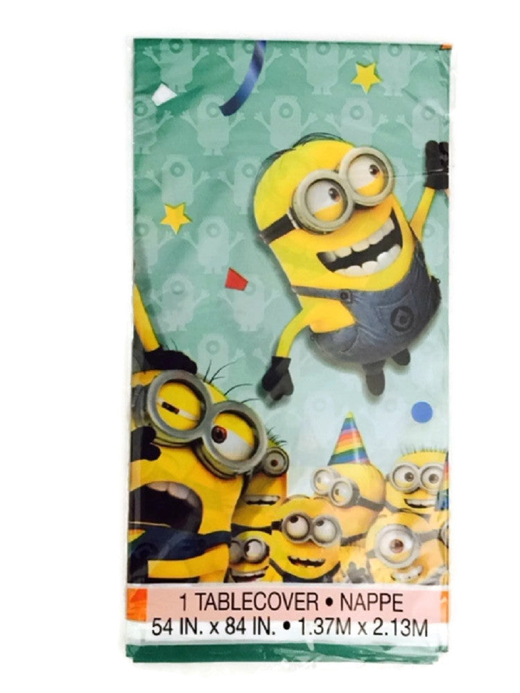 Despicable Me Minions Party Bundle Plates Cups Napkins Candles Table Cover Google Eyes Birthday