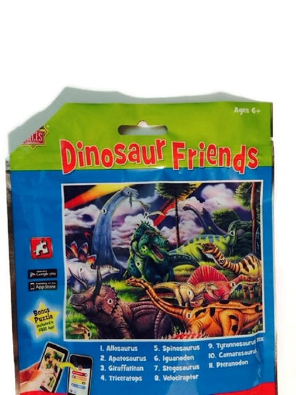 Dinosaur Friends Jigsaw Puzzle 100 Pieces