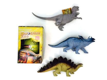 Dinosaur Stegosaurus Giant Egg Bundle Multi Toy Dinosaurs Clade-Gravim Growing Hatching Egg Easter