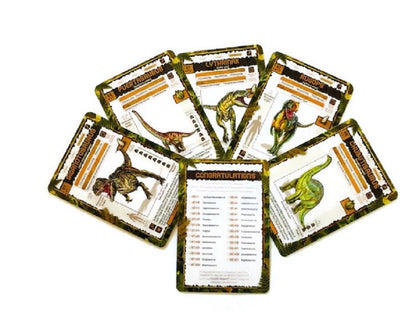 Trading Cards for Boys Series 5 Bundle Clade-Gravim® Three 5 Packs of the Cretaceous Saurischians