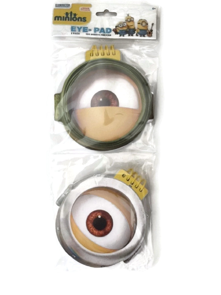 Eye Pad Bundle Minion Pencils Notepads Despicable Me Minions