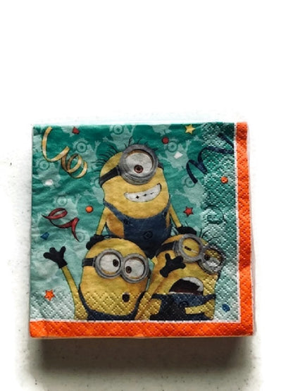 Despicable Me Minions Party Bundle Plates Cups Napkins Candles Table Cover Google Eyes Birthday