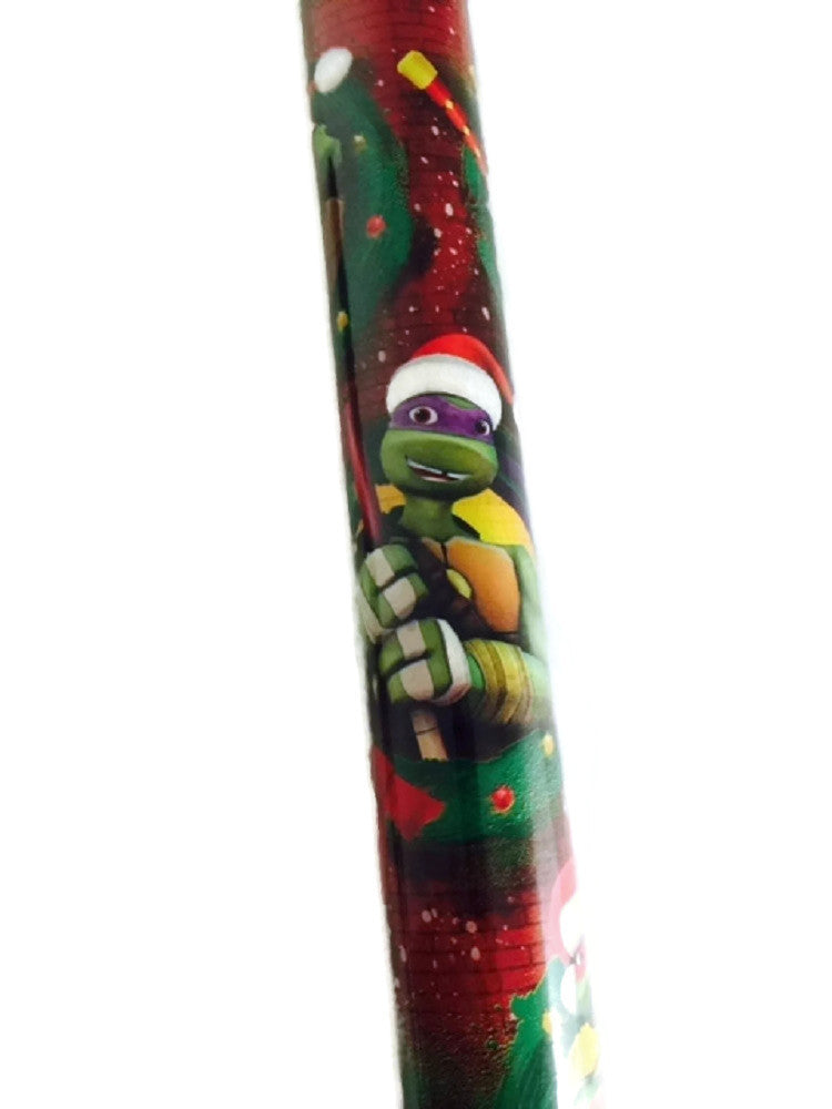 Ninja Turtles Wrapping Paper Bundle Christmas Gift Wrap Holiday 2 Rolls Turtle TMNT