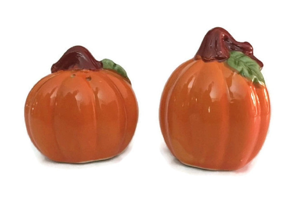 Salt and Pepper Shaker Set Pumpkin or Squirrel or Owl Festive Fall Decor