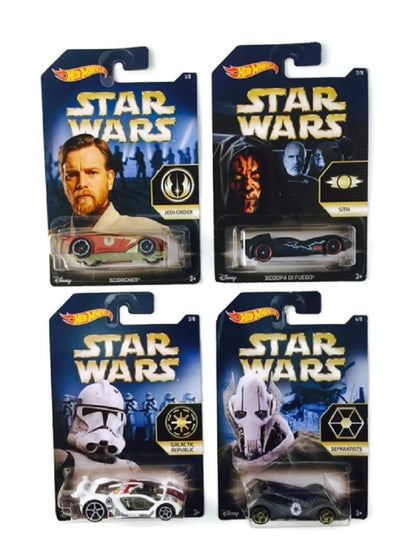 Star Wars Hot Wheels Bundle 8 Limited Edition Diecast Cars Intergalactic Series Complete Set 2015