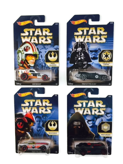 Star Wars Hot Wheels Bundle 8 Limited Edition Diecast Cars Intergalactic Series Complete Set 2015