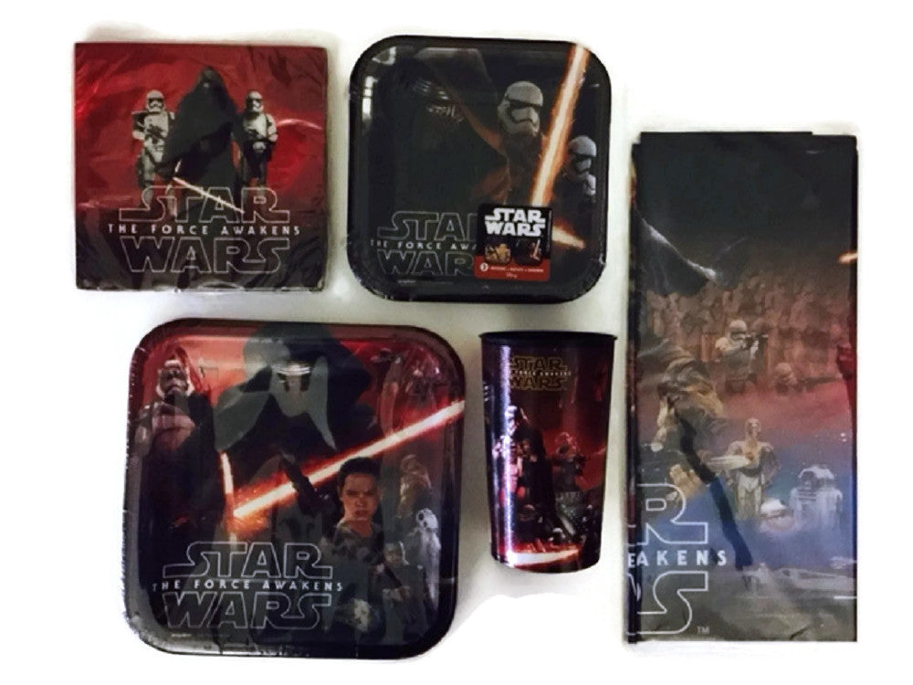 Star Wars Party Bundle Plates Napkins Tablecover